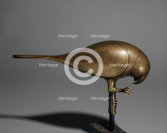 Finial in the Form of a Parrot, Northern India, 17th-18th century. Creator: Unknown.