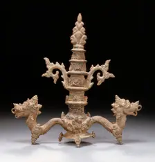 Finial with Serpents, c.14th century. Creator: Unknown
