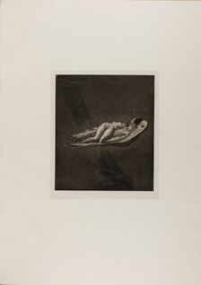 Finis, from A Life, 1884. Creator: Max Klinger