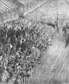 Finish of the Race 1872. Creator: Gustave Doré