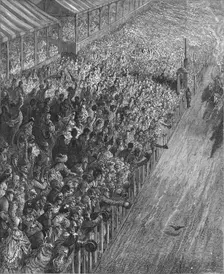 Finish of the Race 1872. Artist: Adolphe François Pannemaker