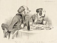 Finissez donc...je n'aime pas qu'on dise des bêtises..., 1838. Creator: Honore Daumier