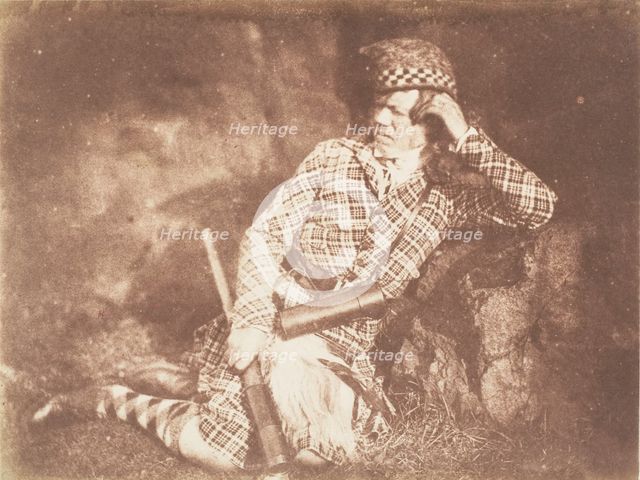 Finlay - The Deerstalker, 1843-47. Creators: David Octavius Hill, Robert Adamson, Hill & Adamson.