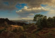 Finnish Landscape, 1855. Creator: Werner Holmberg