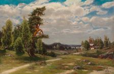 Finnish Landscape in Summer, 1879. Creator: Fanny Churberg