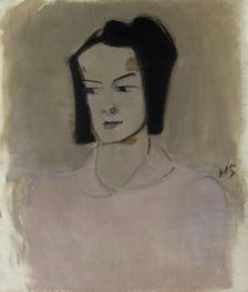 Finnish Nurse III (Ester Räihä), 1943. Creator: Helene Schjerfbeck