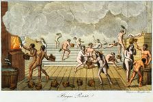 Finnish or Russian bath, 19th century. Creator: Unknown