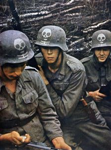 Finnish soldiers from an infantry regiment, 1943