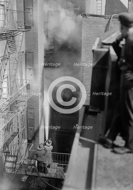 Fire, 6th Ave. & 18th, 1916. Creator: Bain News Service.
