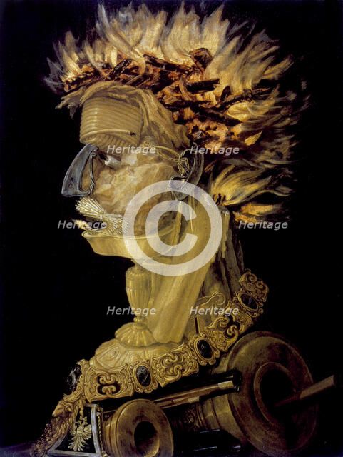 'Fire', 1566. Artist: Giuseppe Arcimboldi