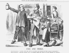 Fire and Smoke 1871. Creator: Joseph Swain
