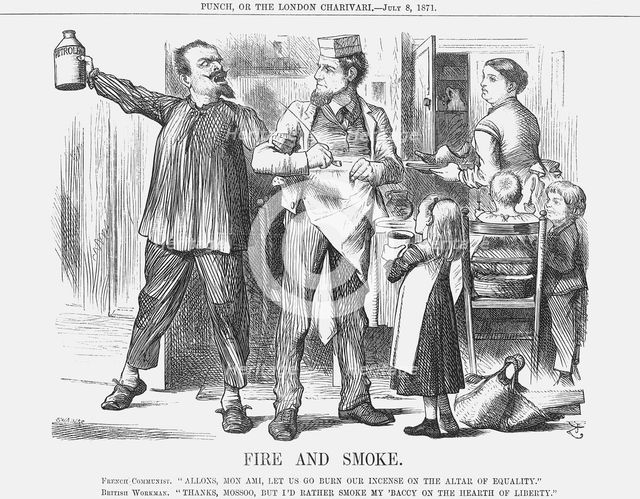 'Fire and Smoke', 1871. Creator: Joseph Swain.