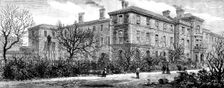 Fire at Forest Gate...School of the Whitechapel and Poplar Unions: view of the building, 1890. Creator: Unknown
