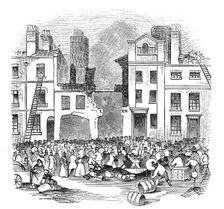 Fire at Richmond, 1844. Creator: Unknown