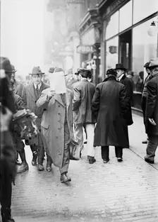 Fire Bomb prisoners, between c1915 and c1920. Creator: Bain News Service