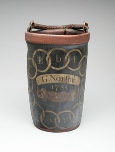 Fire Bucket, 1784. Creator: Unknown