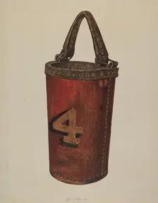 Fire Bucket, 1938. Creator: John Cooke