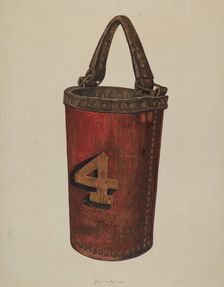 Fire Bucket, 1938. Creator: John Cooke