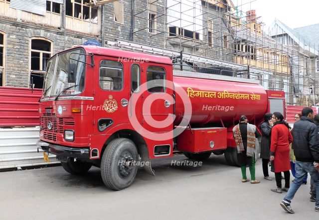 Fire Engine Shimla Himachal Pradesh, India. Creator: Unknown.