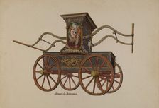 Fire Engine Pumper, c. 1937. Creator: Elmer G Anderson