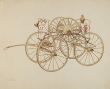 Fire Hose Reel, c. 1938. Creator: Hans Mangelsdorf