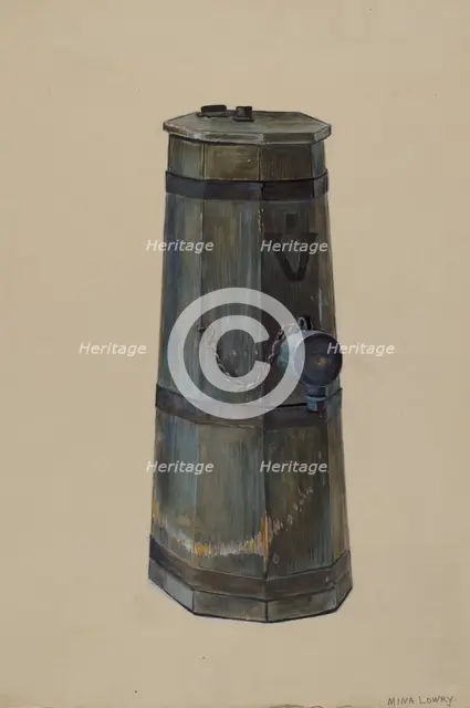 Fire Hydrant, c. 1936. Creator: Mina Lowry.