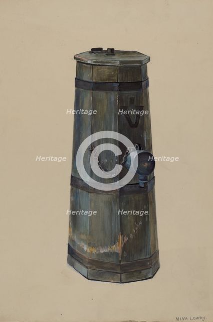 Fire Hydrant, c. 1936. Creator: Mina Lowry.
