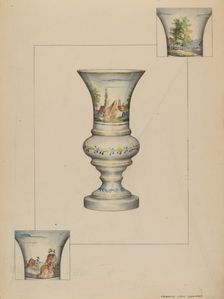 Fire Lighter Vase, 1935/1942. Creator: Francis Law Durand