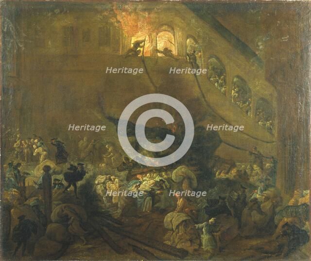 Fire of the Court of Auditors, October 27, 1737. Creator: Unknown.