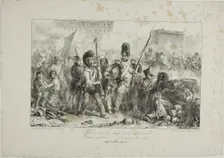 Fire on the Leaders and Cavalry..., 1830–31. Creator: Auguste Raffet