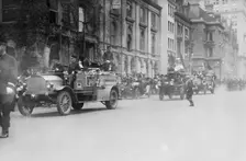Fire parade, 1913. Creator: Bain News Service