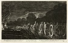 Fire, plate four from The Four Elements, 1622. Creator: Jan van de Velde II