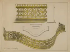 Fire Rail, c. 1936. Creator: James O'Mara
