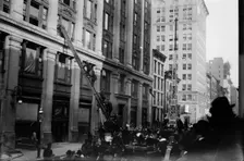 Fire rescue work, 1912. Creator: Bain News Service