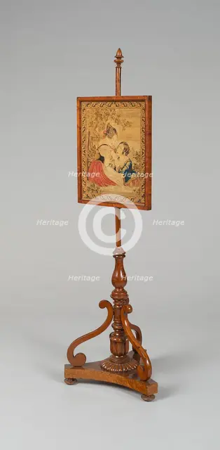 Fire Screen, 1821/40. Creator: Unknown.