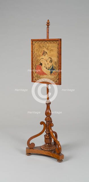 Fire Screen, 1821/40. Creator: Unknown.