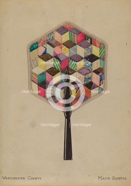 Fire Screen, 1935/1942. Creator: Maud Schmid.