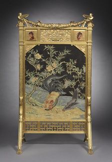 Fire Screen, c. 1878-80. Creator: Herter Brothers (American), firm of