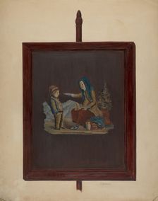 Fire Screen, c. 1937. Creator: Charles Bowman
