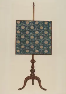 Fire Screen, c. 1941. Creator: Rolland Livingstone