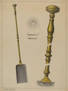 Fire Shovel, c. 1937. Creator: Hans Korsch