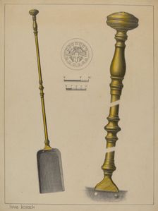 Fire Shovel, c. 1937. Creator: Hans Korsch