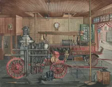 Fire Station, 1935/1942. Creator: Perkins Harnly