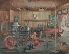 Fire Station, 1935/1942. Creator: Perkins Harnly