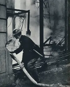 Fireman 1941. Artist: Cecil Beaton