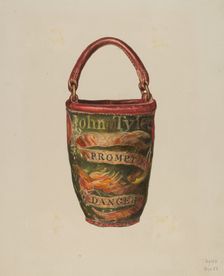 Fireman's Bucket, c. 1940. Creator: Georgina King