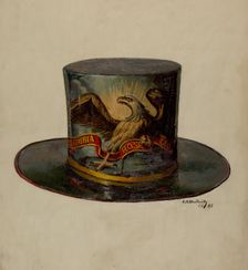 Fireman's Hat, 1937. Creator: Eugene Shellady