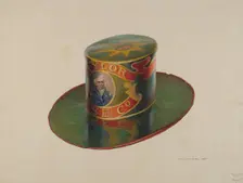 Fireman's Hat, c. 1939. Creator: Samuel W. Ford