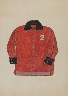 Fireman's Shirt, c. 1937. Creator: Robert Gilson
