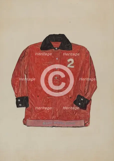 Fireman's Shirt, c. 1937. Creator: Robert Gilson.
